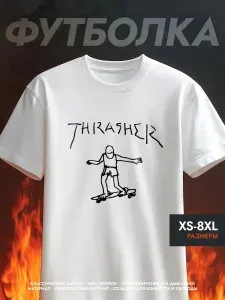 Футболка Миллениум оверсайз Thrasher Трешэр Трешер 11