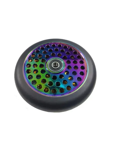 ZEVS Колесо для трюкового самоката SW-21 110 мм, цвет NEO CHROME