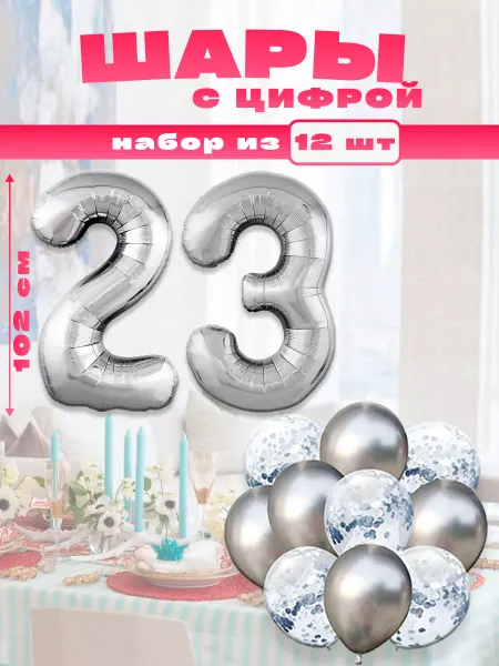 Sharmania Воздушные шары с цифрой 23