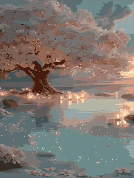 Wallu ART картина по номерам 30x40 см дерево