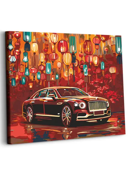 Art on Canvas Дорогой автомобиль Картина по номерам на холсте 40х50 см