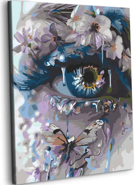 Art on Canvas Цветочный взгляд Картина по номерам на холсте 40х50 см