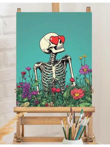 Art on Canvas Влюблен навечно Картина по номерам на холсте 40х50 см