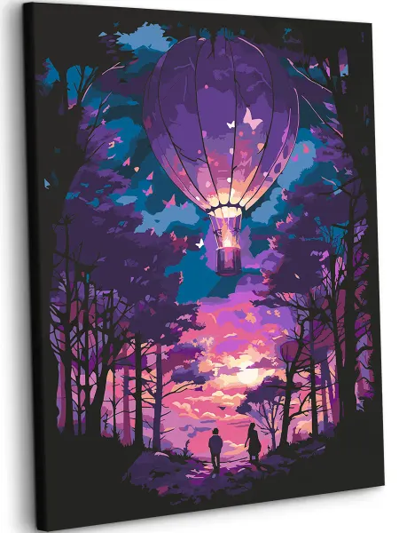 Art on Canvas Волшебная ночь Картина по номерам на холсте 40х50 см