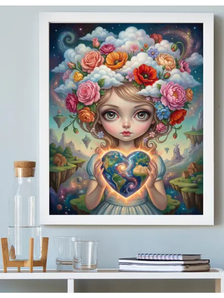 Art on Canvas Волшебница Картина по номерам на холсте 40х50 см