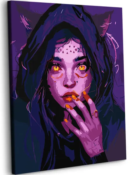 Art on Canvas Демон Картина по номерам на холсте 40х50 см