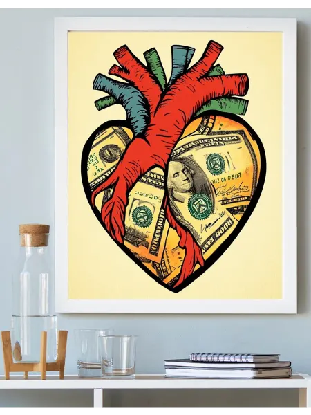 Art on Canvas Продажная душа Картина по номерам на холсте 40х50 см