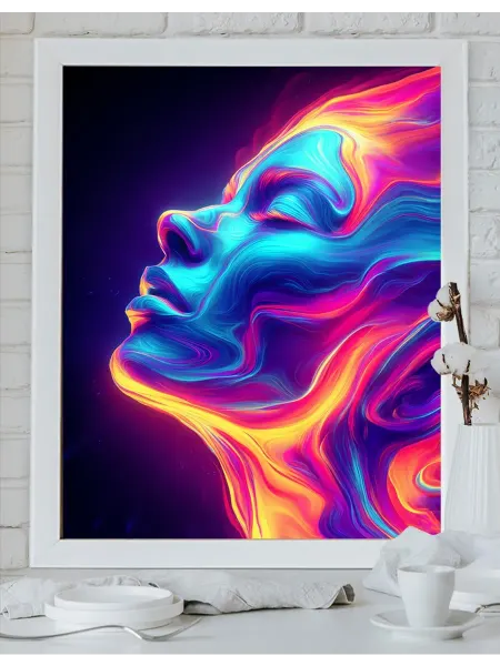 Art on Canvas Живая энергия Картина по номерам на холсте 40х50 см