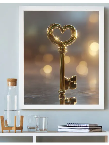 Art on Canvas Ключ Картина по номерам на холсте 40х50 см