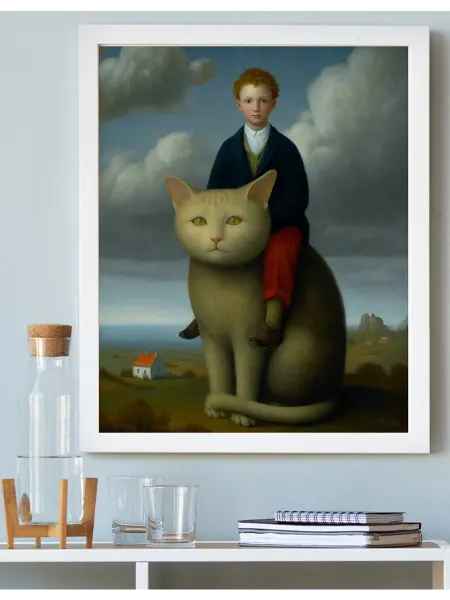 Art on Canvas Мой кот Картина по номерам на холсте 40х50 см