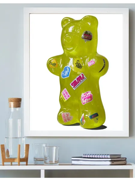 Art on Canvas Мармеладный мишка Картина по номерам на холсте 40х50 см