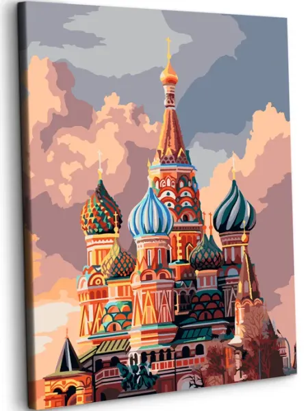 Art on Canvas Москва Картина по номерам на холсте 40х50 см