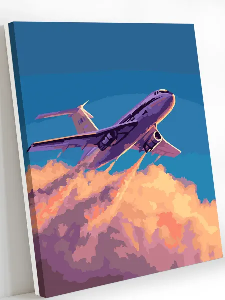 Art on Canvas Полёт Картина по номерам на холсте 40х50 см