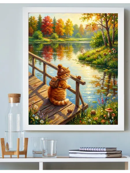 Art on Canvas Путешественники Картина по номерам на холсте 40х50 см