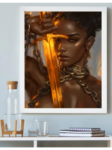 Art on Canvas Разрушая цепи Картина по номерам на холсте 40х50 см