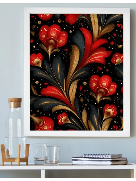 Art on Canvas Сказочный узор Картина по номерам на холсте 40х50 см