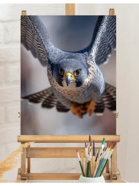 Art on Canvas Сокол Картина по номерам на холсте 40х50 см