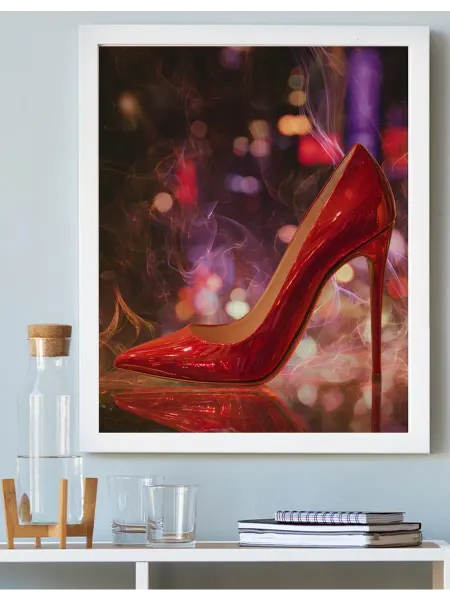 Art on Canvas Элегантная туфелька Картина по номерам на холсте 40х50 см