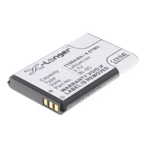 Аккумуляторная батарея iBatt 1100mAh для фотоаппаратов и видеокамер Nokia (BL-6C)
