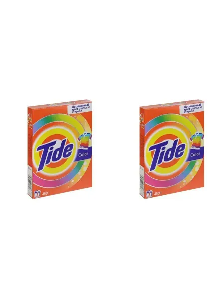 TIDE Стиральный порошок Color автомат, 450 г, 2 штуки
