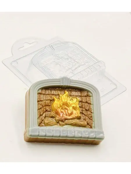 AnyMolds Пластиковая форма для мыла и шоколада Камин