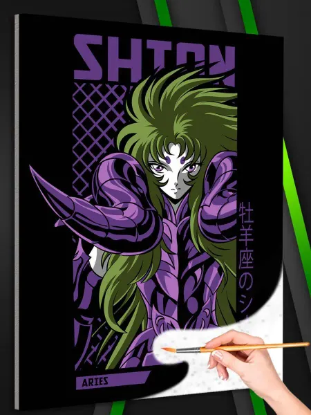 Живопись по номерам Картина по номерам Аниме Saint Seiya Сион