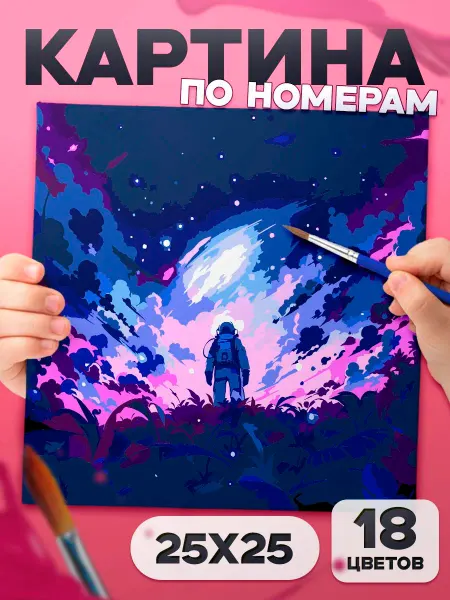 Безграничный космос- картина по номерам