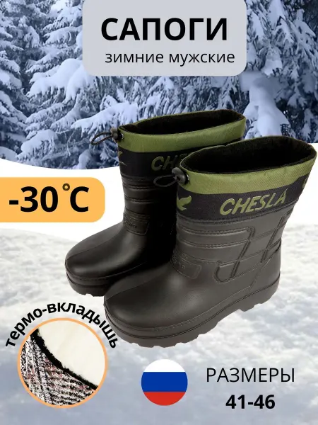 Чесла Сапоги зимние легкие