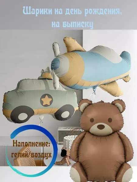Шариково Шарики фольгированные на день рождения