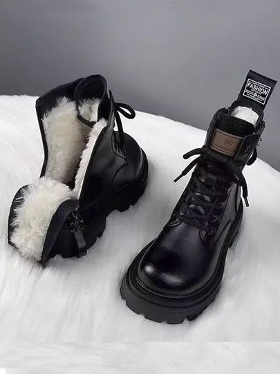 Женские полусапожки, зимние, меховые, сапоги 36-40