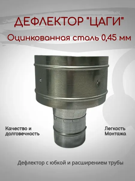 Производственная компания Сталь Дефлектор "ЦАГИ" диаметр 115 Оцинковка
