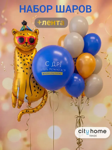 Cityhometrade Воздушные шары набор 17 шт