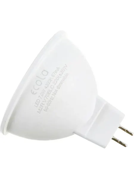 Ecola Светодиодная лампа MR16 LED 7,0W 220V GU5.3 4200K мато