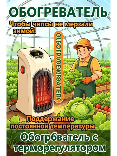 Инфракрасный обогреватель для теплицы зимой
