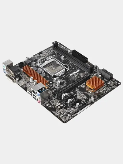 Материнская плата Asrock H110M-HDV, DDR4, 1151, для процессоров intel 6-7-го поколения, OEM