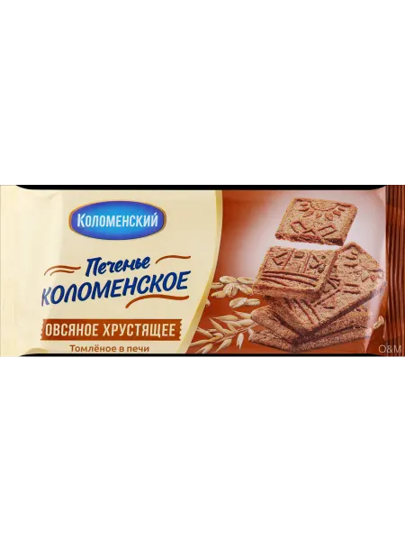 Печенье злаковое КОЛОМЕНСКОЕ Овсяное 6шт