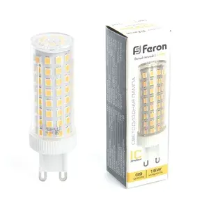 Feron Лампа светодиодная LB-437 15W G9 6400К 3 шт