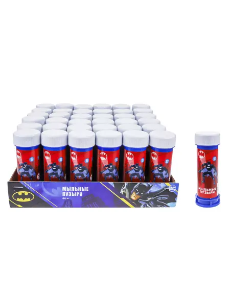 1TOY Мыльные пузыри детские маленькие Batman Бэтмен