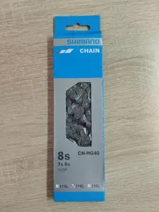 Цепь Shimano CN-HG40, 6/7/8 скоростей, 116 звеньев, пин, ECNHG40116I