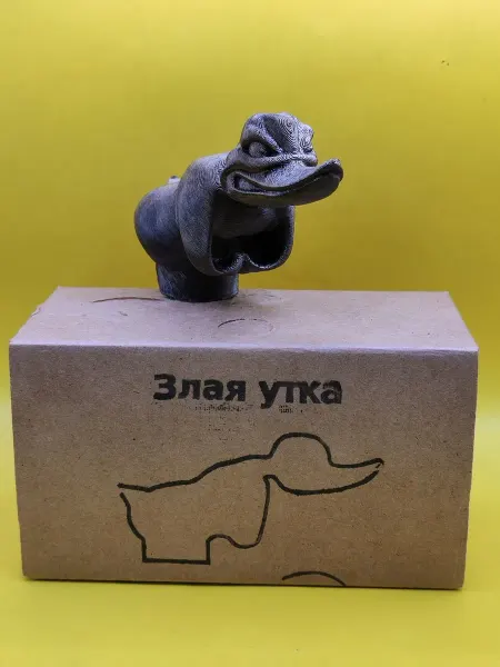 Мастер 3Д Злая утка на торпеду - Золотая
