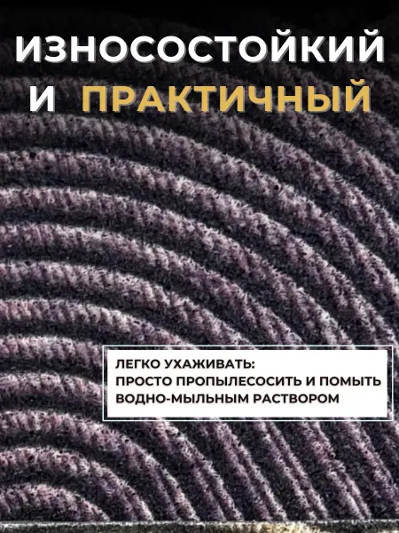RugsEnter Коврик придверный в прихожую 60х90