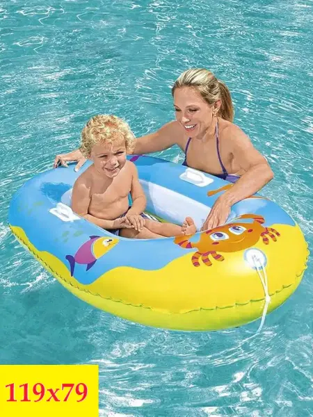 Bestway Матрас для плавания 119х79 см для детей 3-6 лет