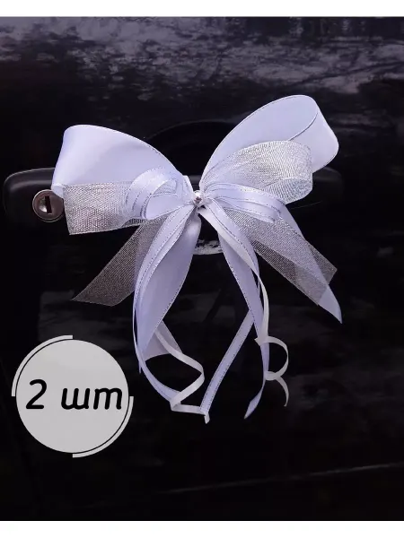 SV-decor Банты на ручки и зеркала для автомобиля, 2шт