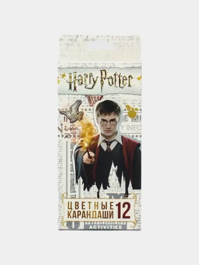 Карандаши цветные Hatber VK Гарри Поттер, 12 цветов BKc 12119 q0000036616