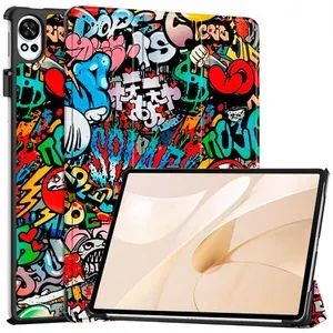 Чехол для планшета Huawei MatePad 12X (BKY-W09, 12 дюймов), с магнитом и рисунком (Граффити)