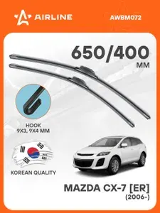 Щетки стеклоочистителя для Mazda CX-7 ER (12.06-03.13) 650/400мм 2 шт бескаркасные / Дворники автомобильные Мазда СХ-7 ER