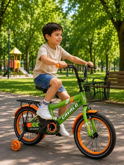 Для детей, CAVALO велосипеды, размер, 12, 14, 16, с дополнительными колесами