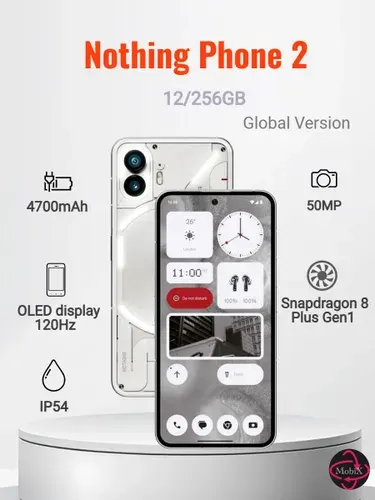 Nothing Смартфон phone 2 EU 12/256 ГБ, Nano-SIM, белый