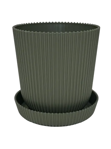 Горшок для цветов Тek.А.Тek 12x12x11.5 см v1 л пластик тайга
