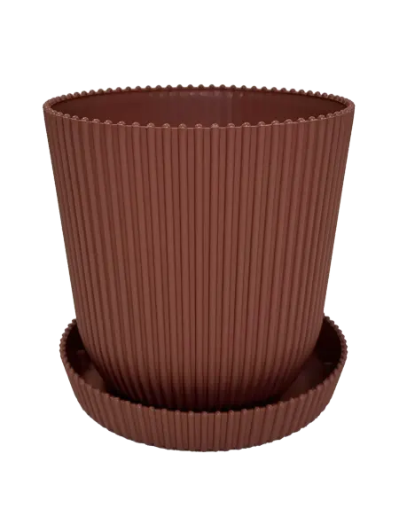Горшок Тek.А.Тek 16x16x15.5 см v2.4 л пластик глина
